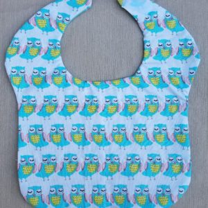 Owl patterned bib