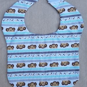 Monkey Pattern bib